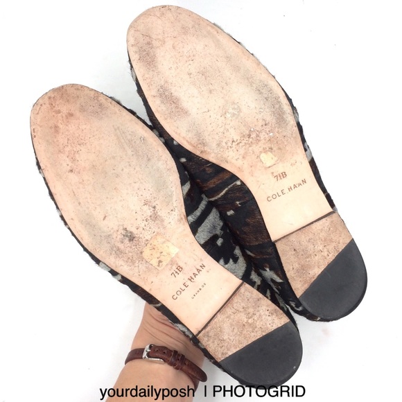 Calf hair Cole Haan women’s multicolor Deacon slip-on loafers flats US 7.5 - Picture 7 of 13